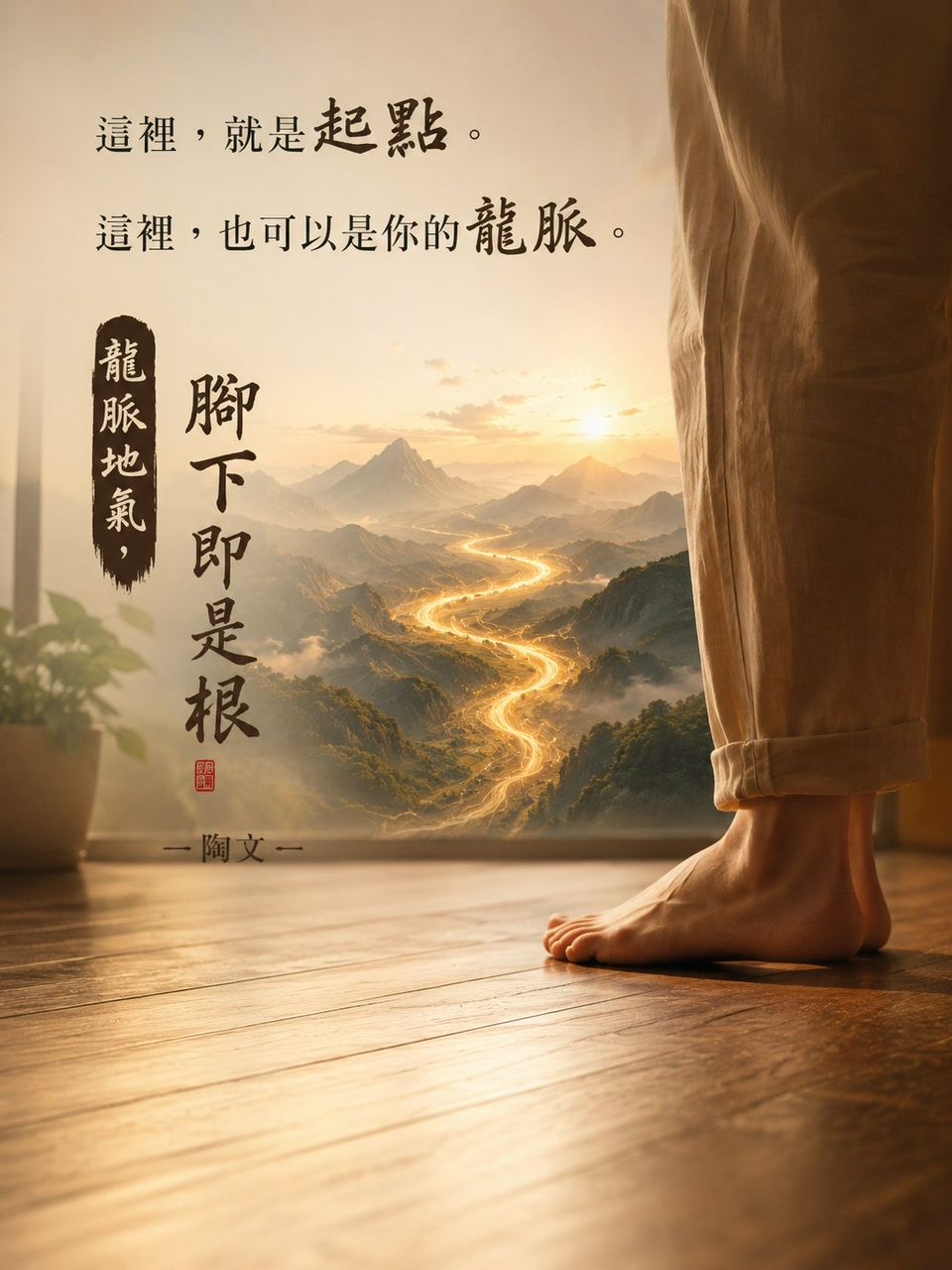 龍脈地氣  腳下即是根