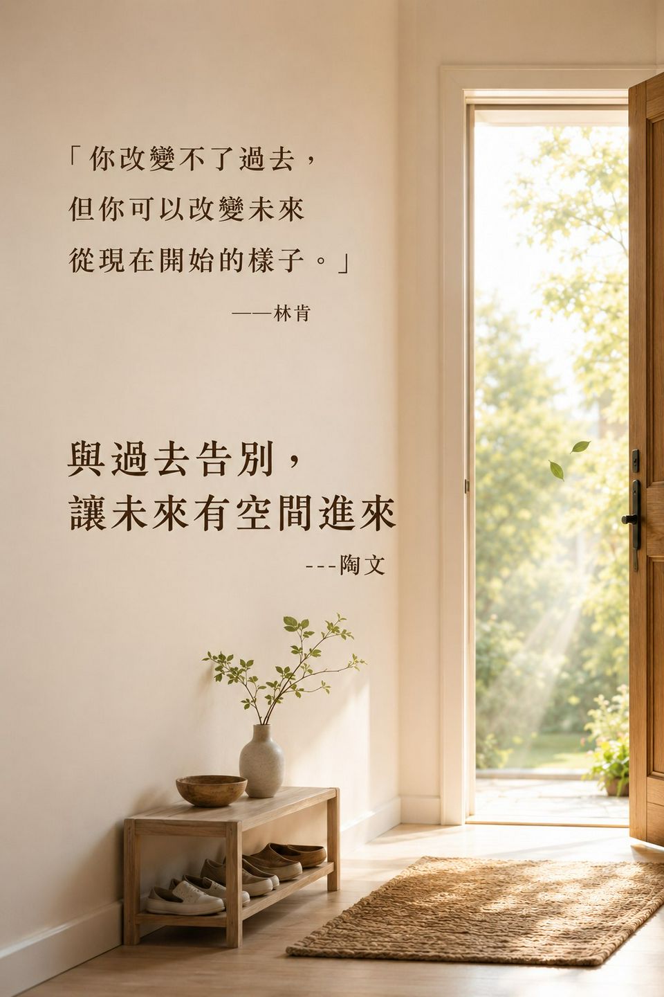 與過去告別，讓未來有空間進來