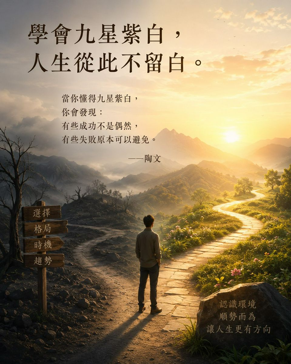 學會九星紫白 人生從此不留白