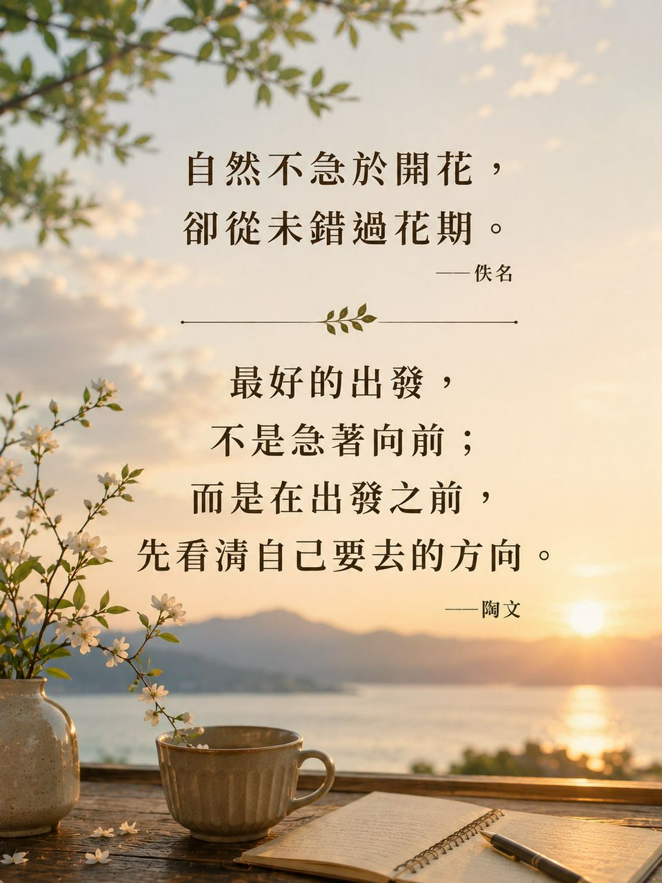 《火未盛，心先明》 「寫給生活的氣與光」——陶文