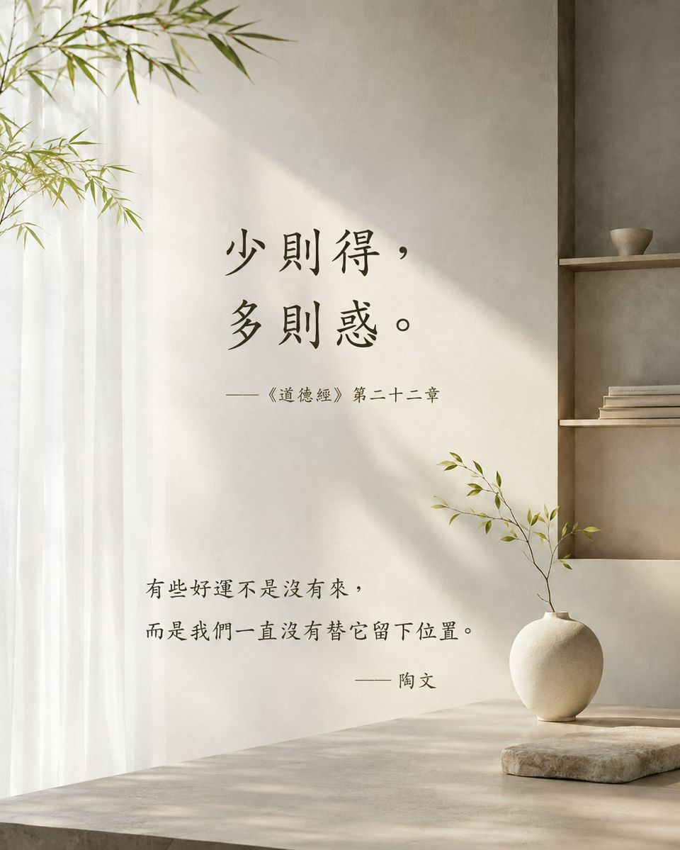 《有些改變，要先捨得一點》