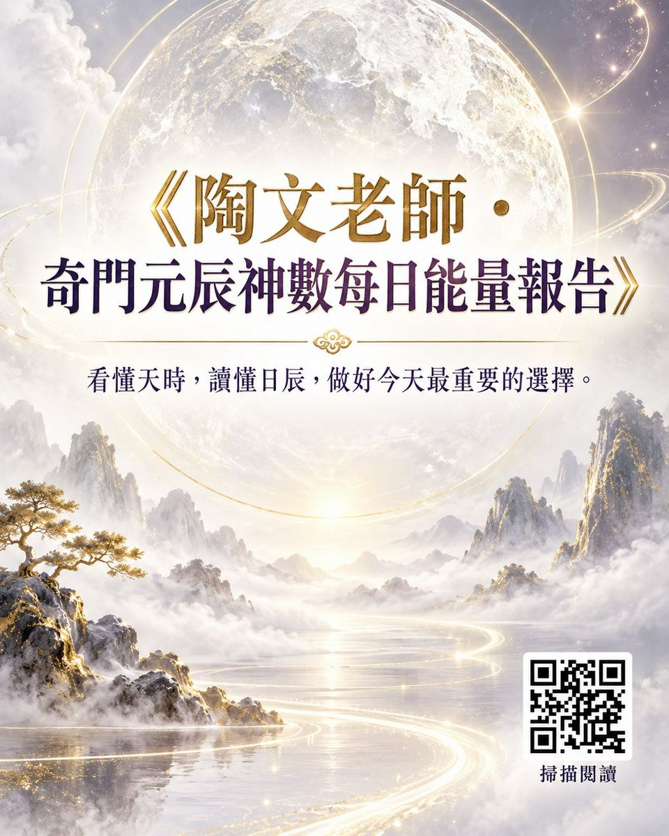 《陶文老師・奇門元辰神數每日能量報告》