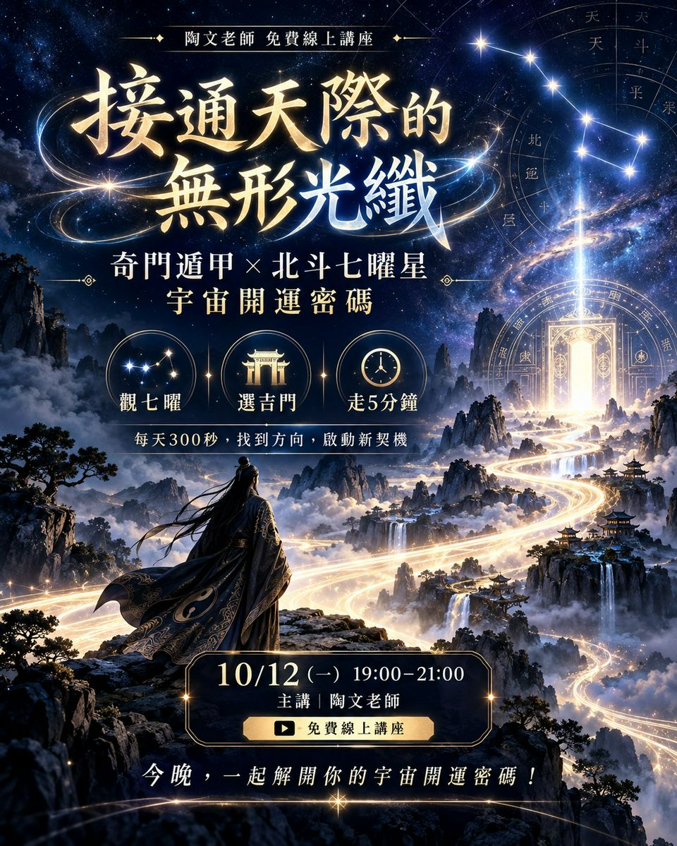 【接通天際的無形光纖】走對那條路，讓宇宙成為你人生的隱形導航
